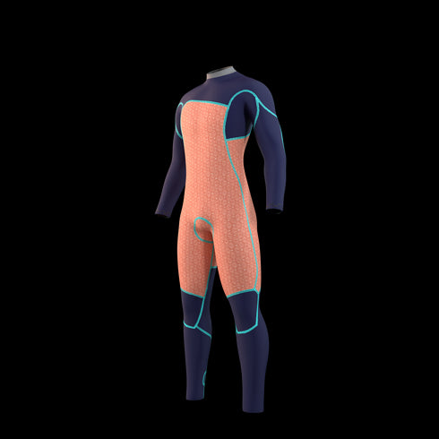 Mystisch - majestätisch fullSuit 5/4mm Fzip - Cypress Green